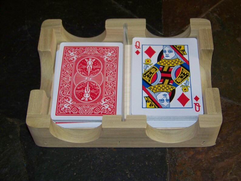 Playing Card Holder Playing Card Rack Bridge Poker Etsy
