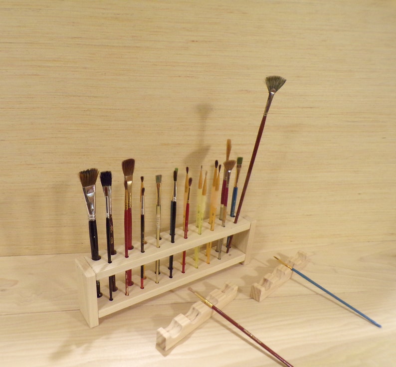 Paint Brush Holder Paint Brush Rest Paint Brush Rack Paint Etsy