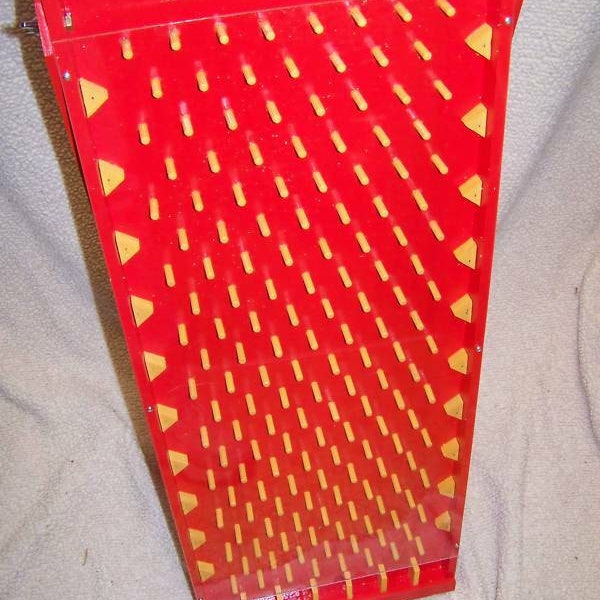 Plinko Tabletop Wooden Game Handmade, 12" x 30", Painted 2 Colors, Family Fun, Parties, Drinko, Prize Game, Freestainding or Hang on Wall