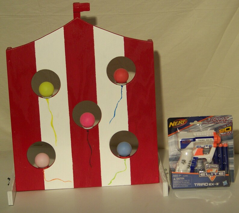Shooting Target Balloon Pop Carnival Theme Party Carnival Etsy