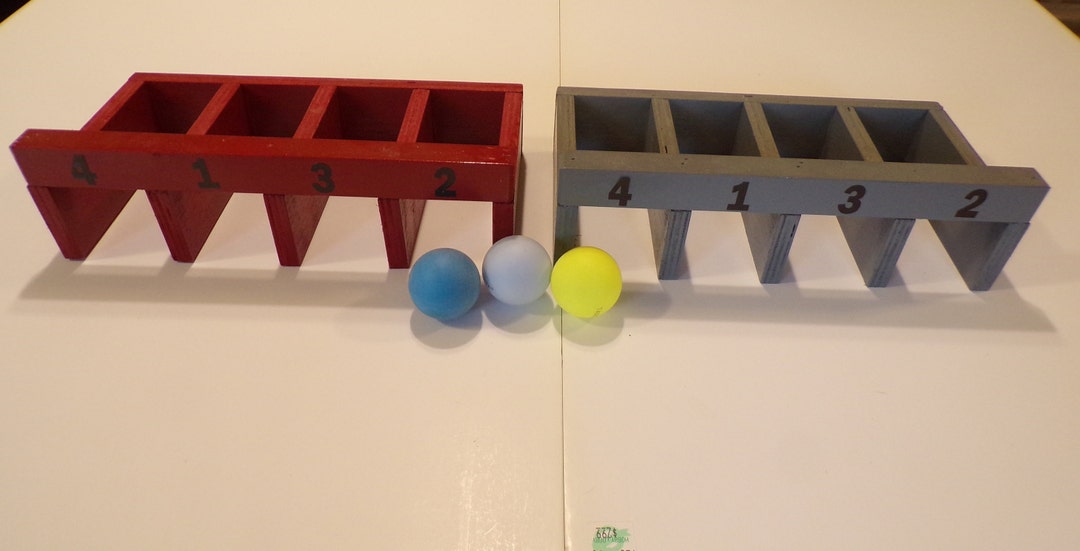 Ball Roll Game, Game of Skill, Tabletop Game, Wooden Game, Carnival