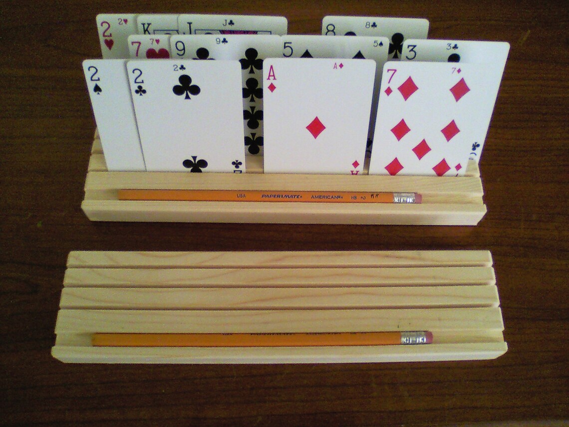 Porte-cartes à jouer Porte-cartes à jouer Set Euchre Jeux | Etsy Canada