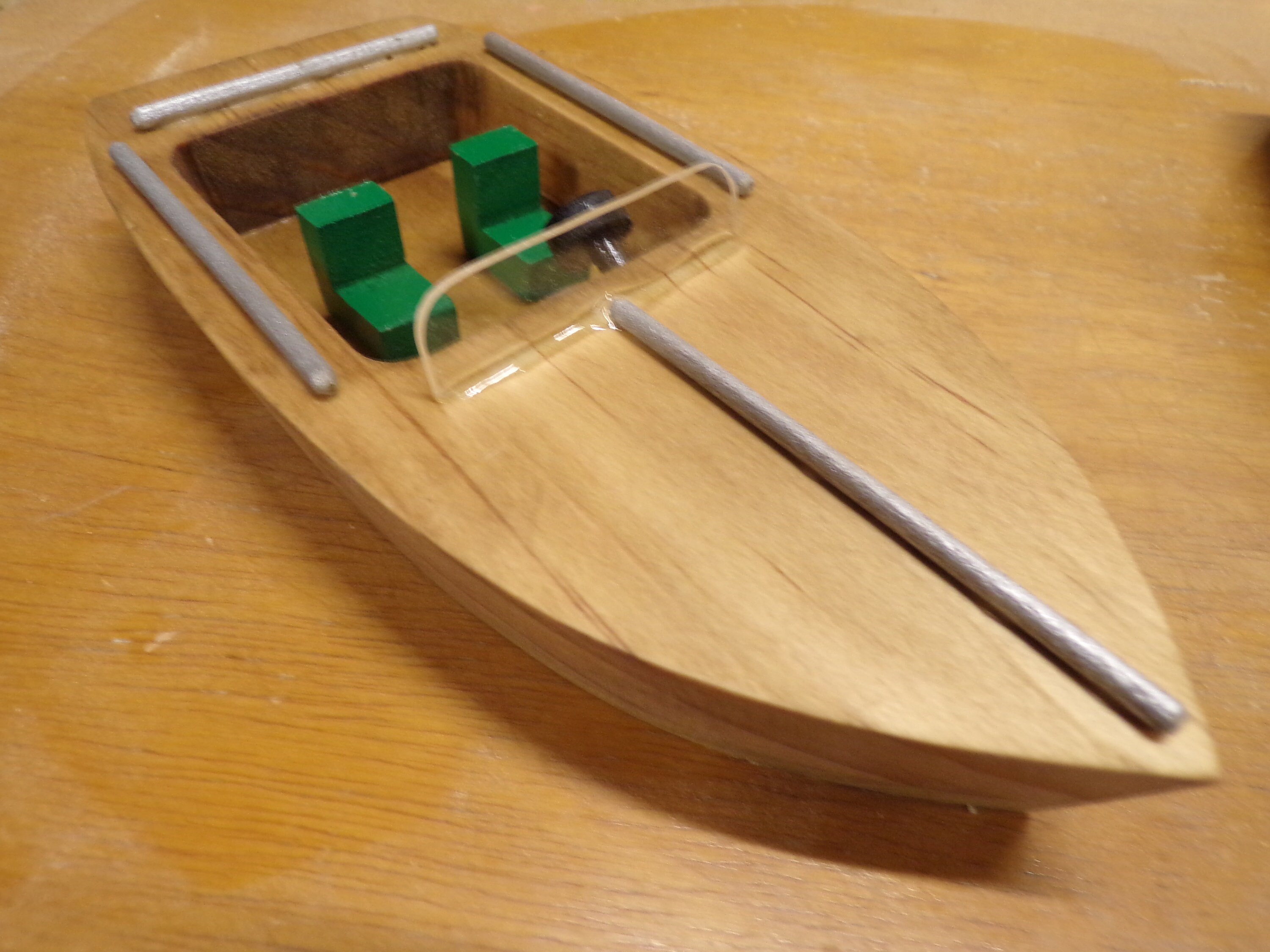 Toy Boat Wooden Boat Bathtub Toy Cruiser Boat Toy Fishing Etsy UK