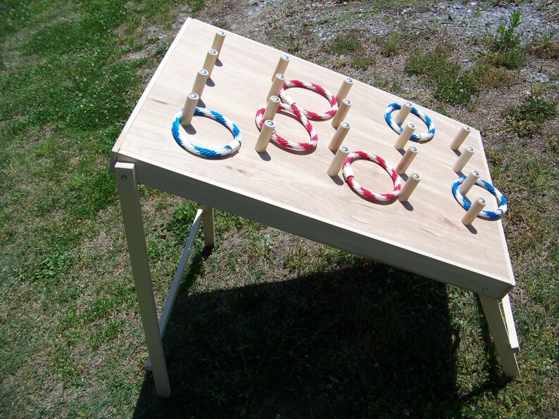 Ring Toss Game Ring Toss Plinko Carnival Game Lawn Game Etsy