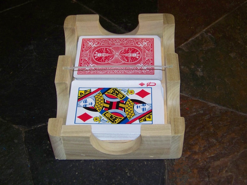 Playing Card Holder Playing Card Rack Bridge Poker Etsy