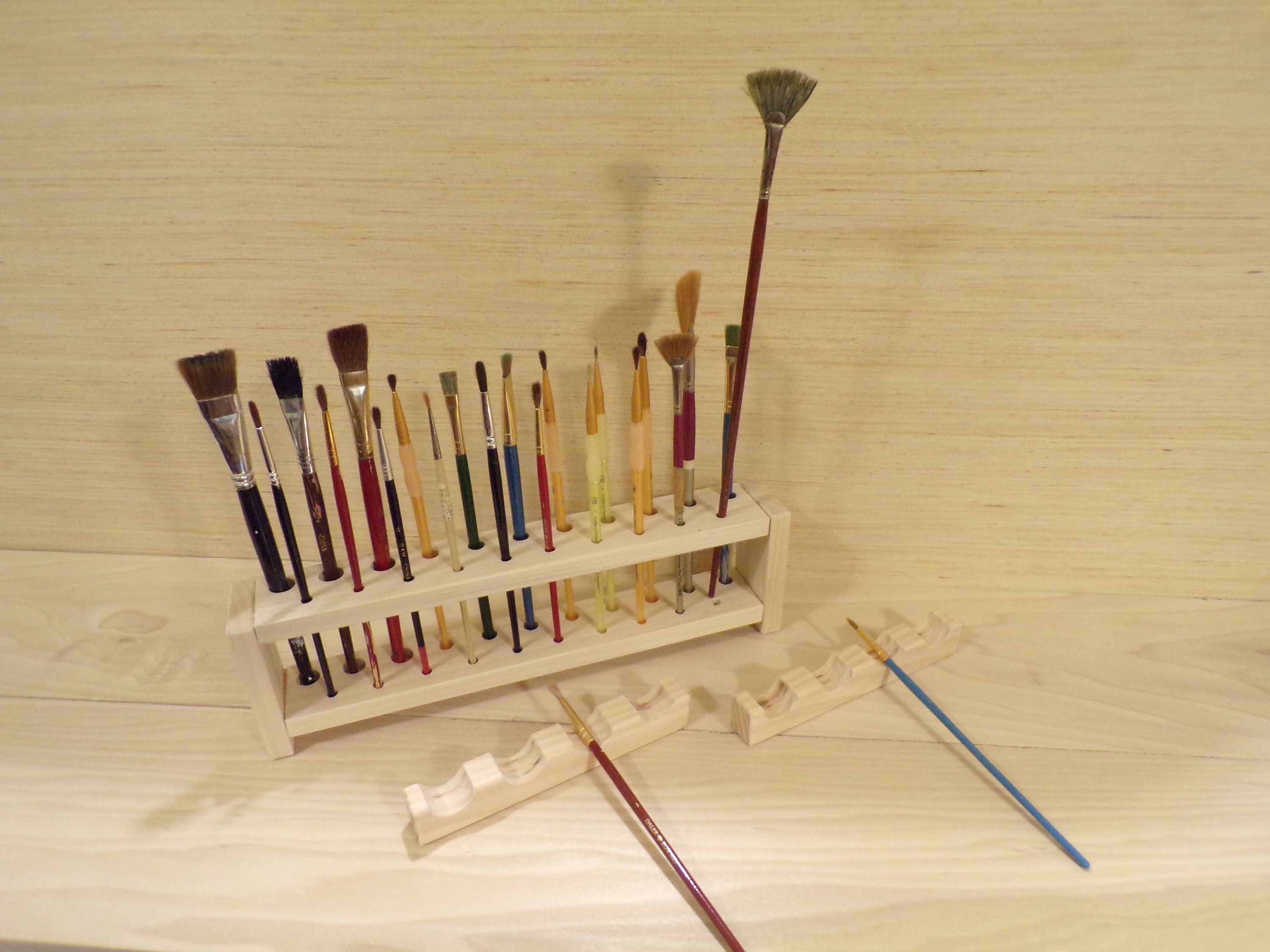Paint brush holder paint brush rest paint brush rack paint Etsy