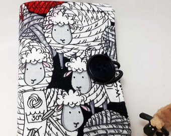 Sheep Needle Book   x 1  in White and red
