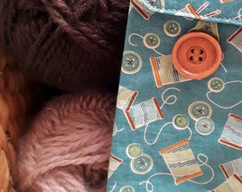 Knitting Needle Case  - Sheep print