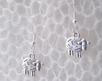 Sheep earrings -  x 1 Pair