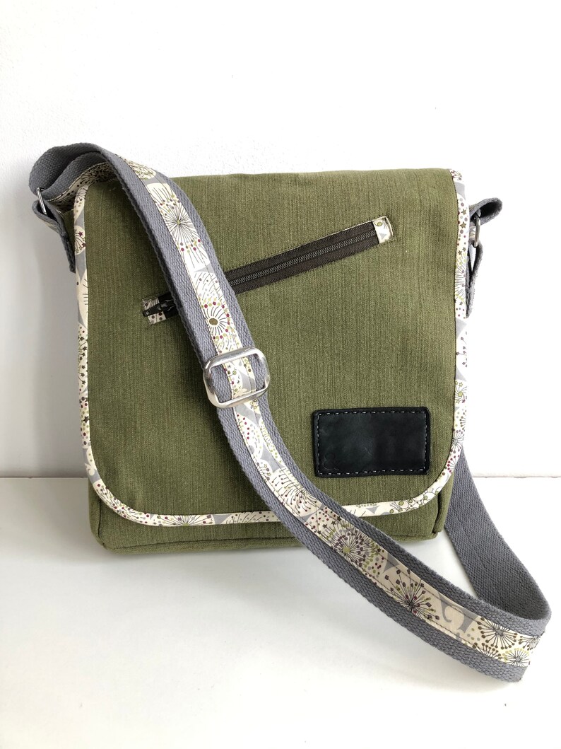 Denim Messenger Bag Pattern Etsy