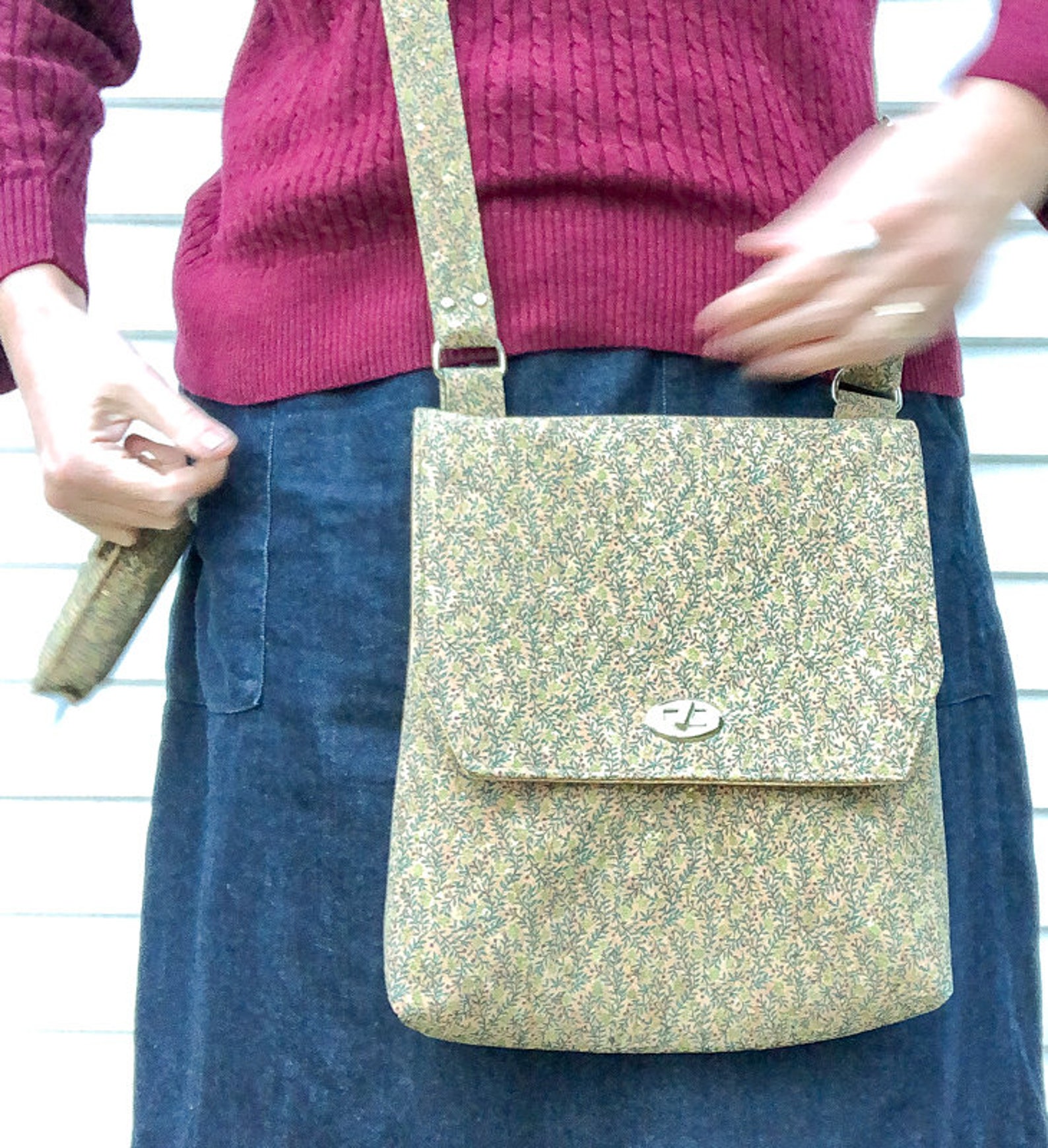 Cork Crossbody Bag Pattern Etsy UK