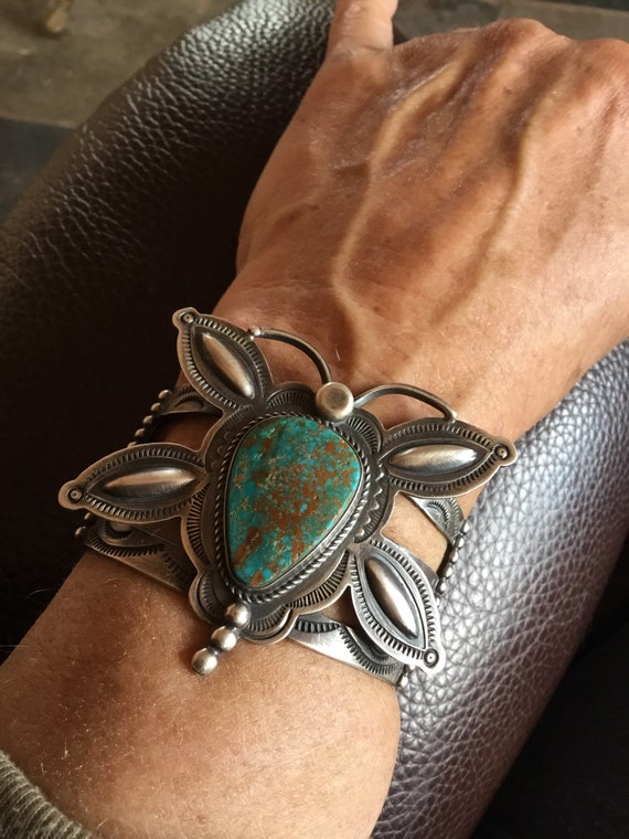 Bracelet Butterfly Sterling Silver Turquoise unwor