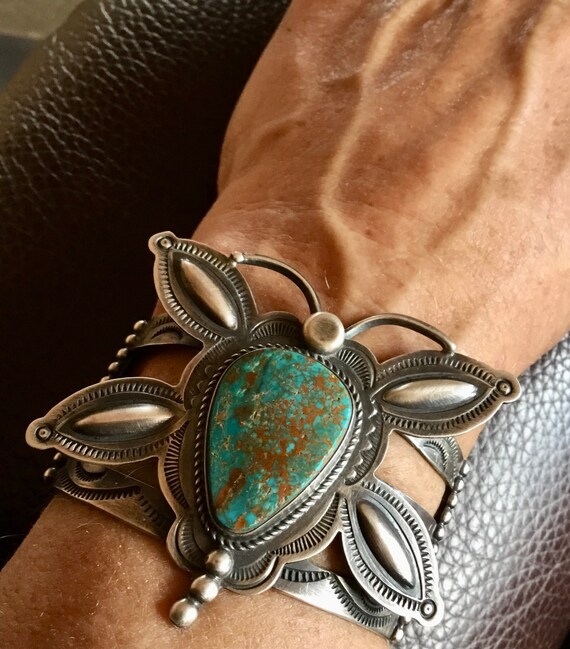 Sara Sandoval Navajo Native American Coral Sterling Silver Bracelet Sara Sandoval Navajo Native American Coral Sterling Silver Bracelet