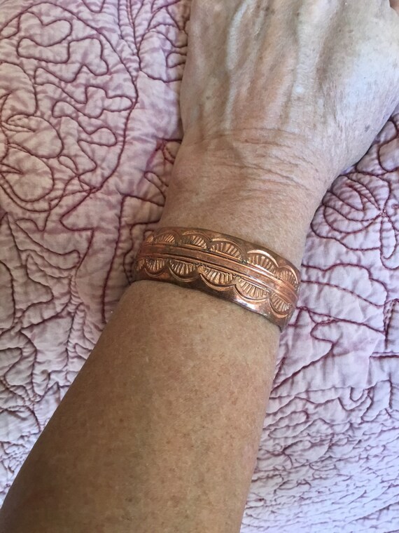 BRACELET SOLID COPPER vintage - image 2