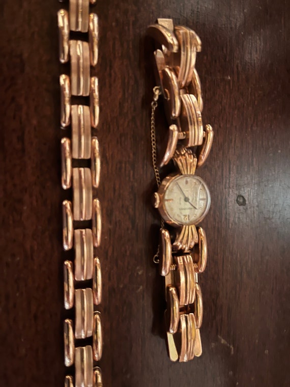 CHAIN WATCH Set 14k Rose Gold LONGINES