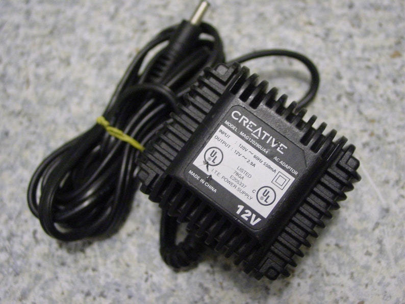 Creative MAG120290UA4 Speaker AC Adapter Power Supply 12V Etsy