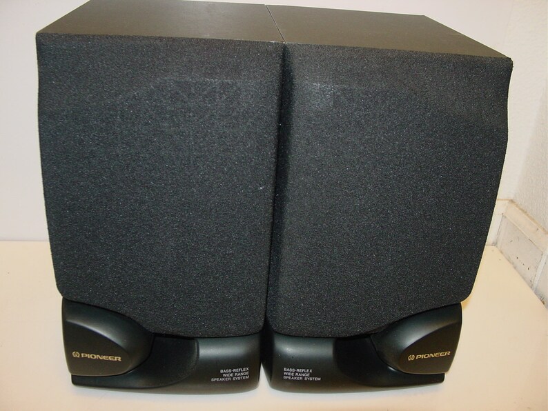 Pair Of Pioneer S P260 Bookshelf Speakers 70 Watt 8 Ohm Free Etsy