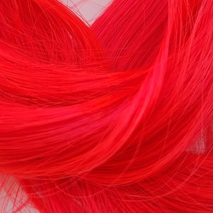Nylon Doll Hair Basic Red Re-Rooting Custom Doll Custom My little Pony