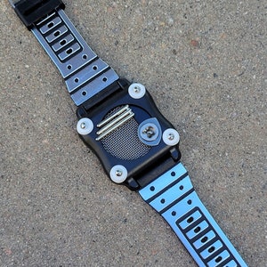 Black Movie Communicator Power Bracelet Prop for Cosplay by Starlight Studio