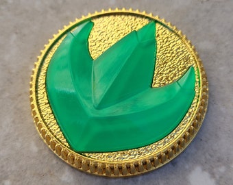 Dragon Crystal Legacy Coin Gold Green Crystal Power Coin Ranger