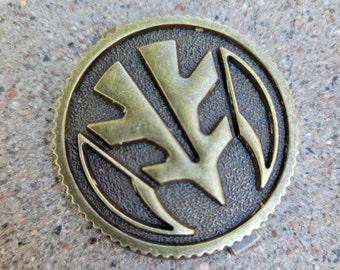 Lightning Morpher Tiger Power Coin Weathered Alloy Metal Made for