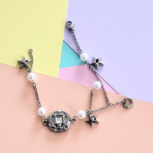 Sailor Moon Prop Cosplay PGSM Silver Colored Bracelet