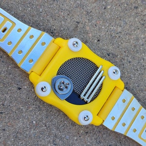 Yellow Movie Communicator Power Bracelet Prop for Cosplay by Starlight Studio