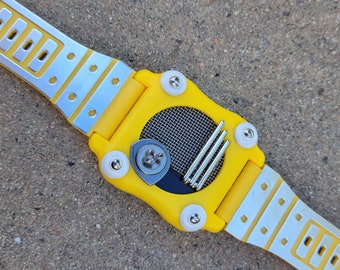 Yellow Movie Communicator Power Bracelet Prop for Cosplay by Starlight Studio