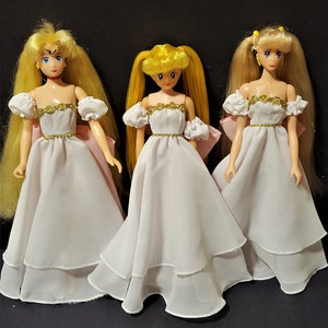 Sailor Moon Princess Serenity Dress ONLY NO DOLL ooak Custom Deluxe 11.5 inch image 6