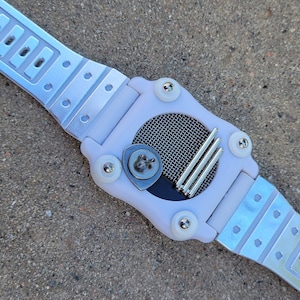White Movie Communicator Power Bracelet Prop for Cosplay by Starlight Studio