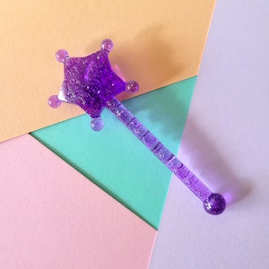 Custom Princess Purple Wand made for G1 My Little Pony Accessory MLP