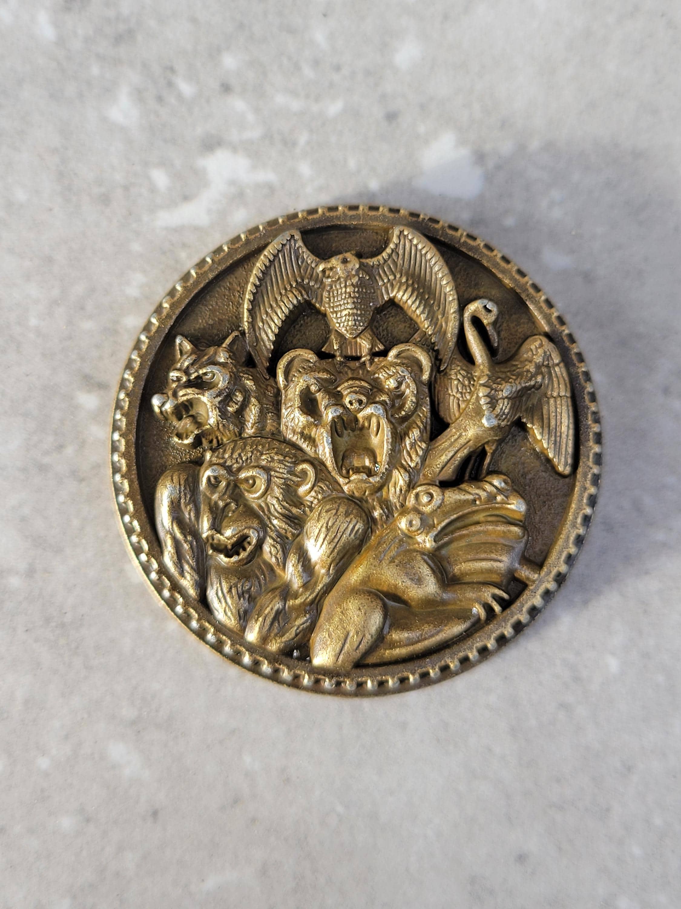 Flawed Ninjetti Tribal Power Coin-weathered Made for Legacy