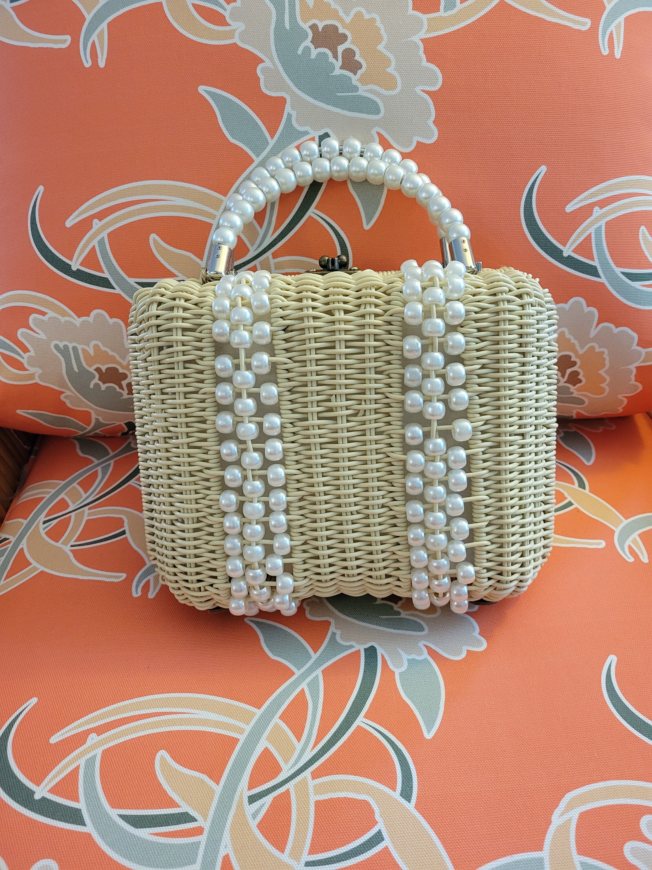 girls straw purse