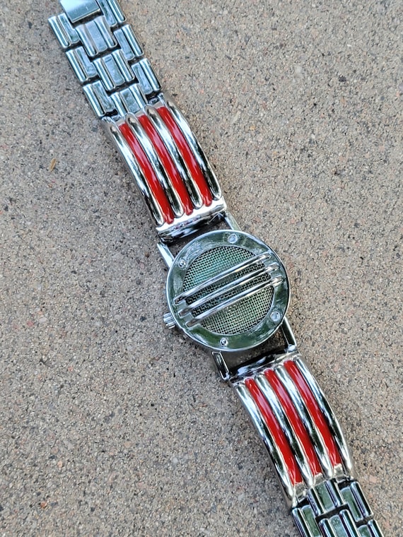 Red Communicator Power Bracelet Prop for Ranger Cosplay - Etsy display picture 1