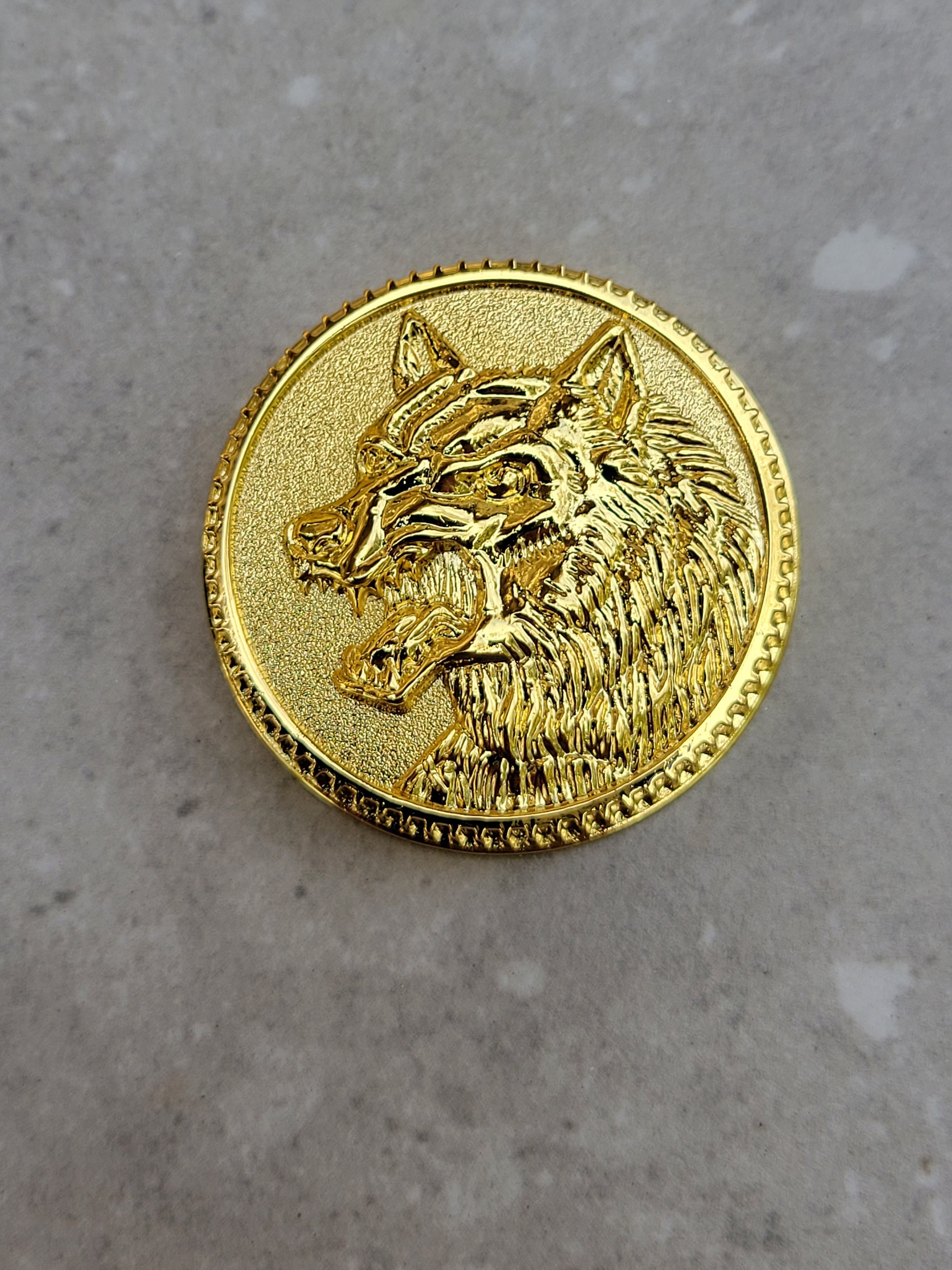 Ninja Ninjetti Gold WOLF Power Coin Legacy Morpher Prop - Etsy