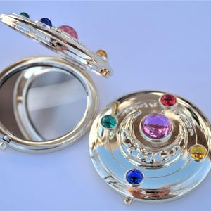 Sailor Moon Original Compact Mirror Brooch Locket Cosplay Prop