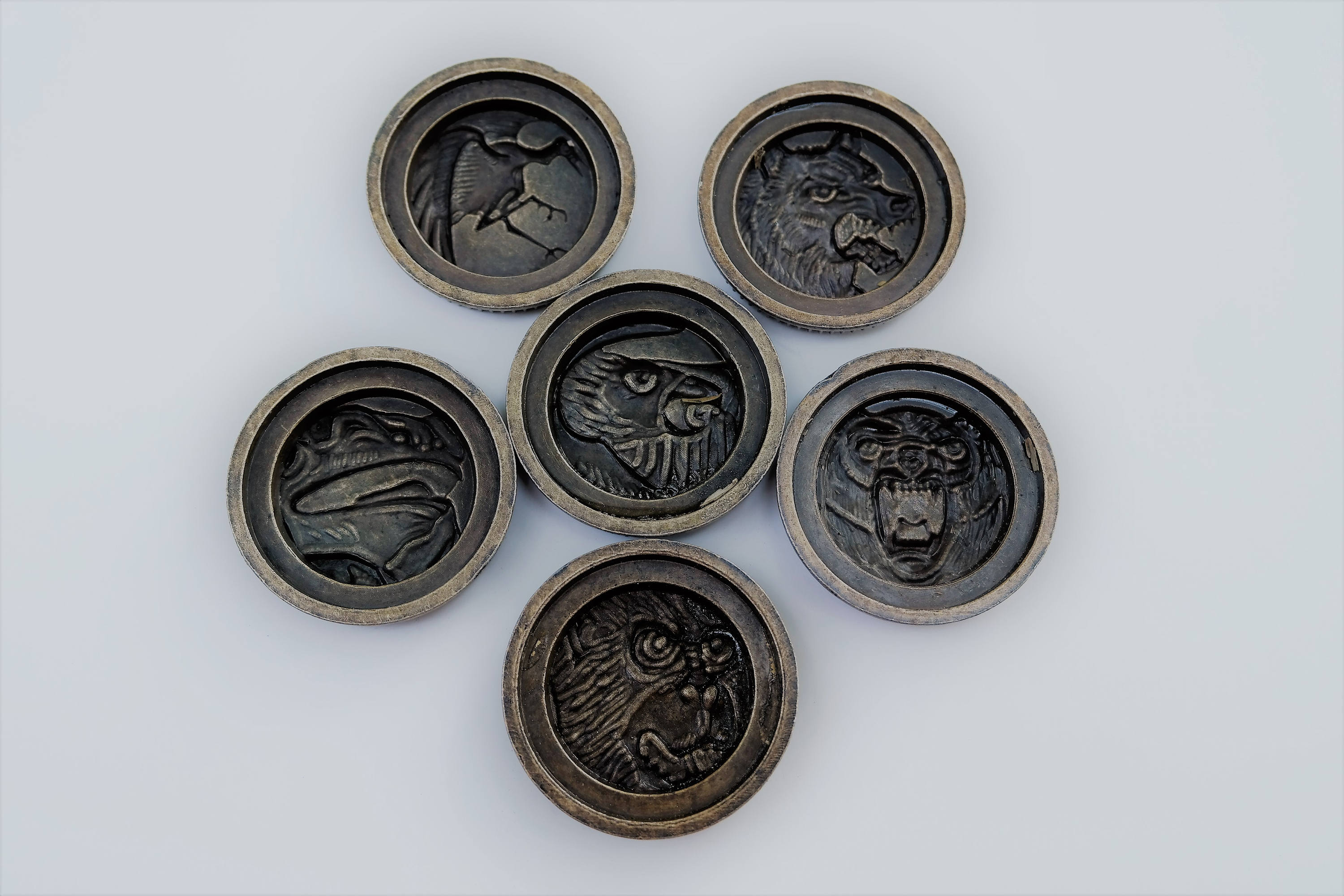 Power Legacy Morpher Ninja Ninjetti Ranger Coins Set of 6