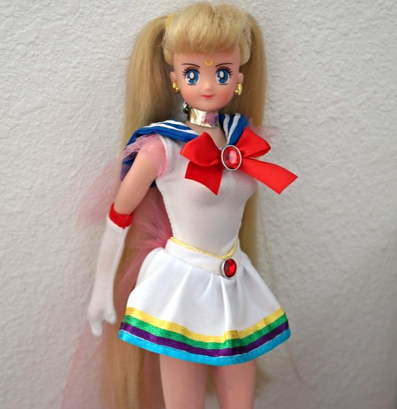 OOAK Custom Deluxe 11.5 inch DRESS ONLY NO DOLL Super Sailor Moon Custom Fuku 