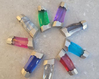 Conjunto de 9 Energem de energía defectuosa Ranger Dino Crystal
