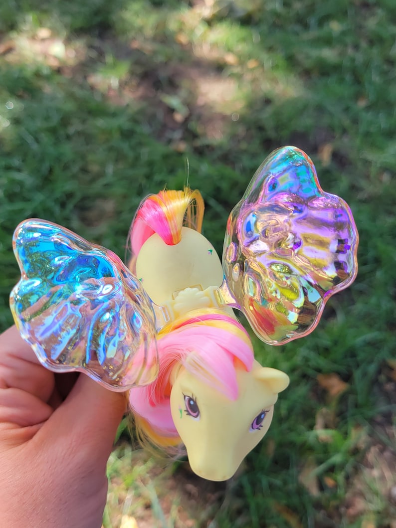 IMPROVED Flutter Wings Replacement Custom Made Wings made for G1 My Little Pony image 6