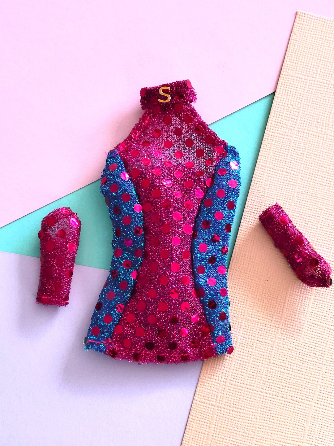 Custom Pink Spice Girls Doll Fashion Pink Sequin Dress Baby Emma Spice ...