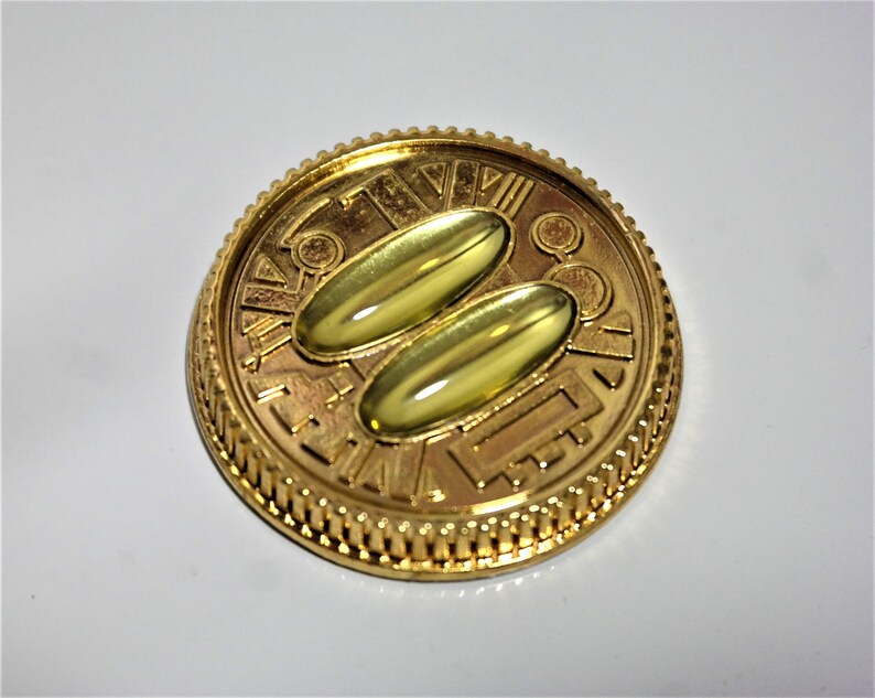 Yellow Crystal Gold Gem Power Coin made for Legacy Master ...