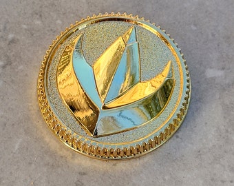 Legacy Dragon Coin Gold Ranger Cosplay Prop Weathered