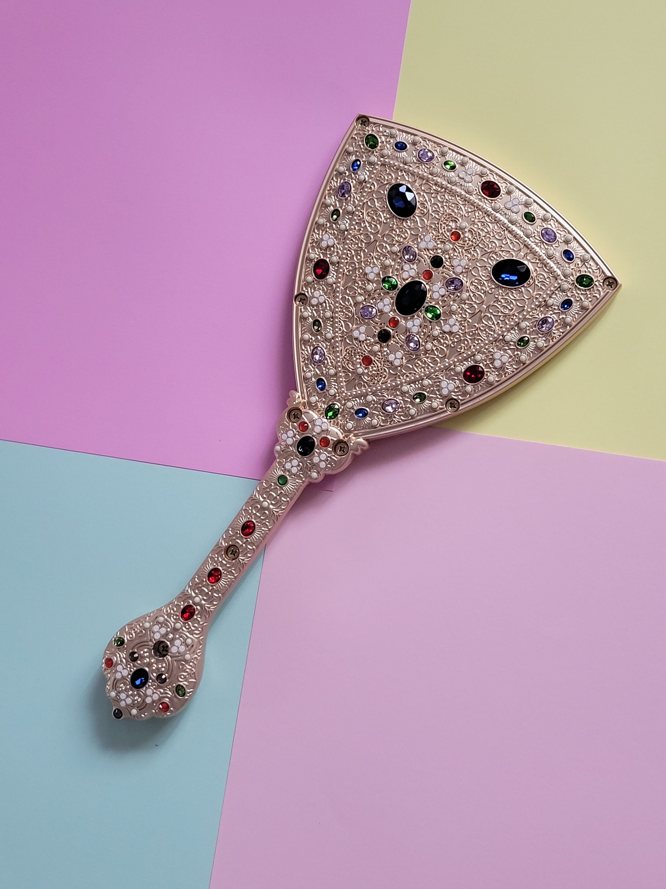 Vintage Style Jeweled Filigree Ornate Vanity Mirror Britney Spears