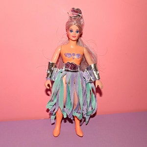 Custom Spinnerella Fashion, Rare Fashion, Crown, Skirt & 2 Arm Bands, Made for She Ra Doll