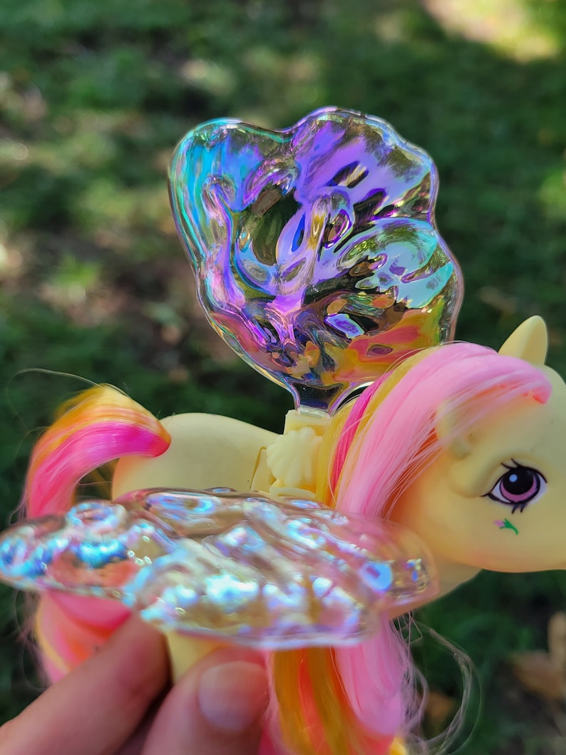 IMPROVED Flutter Wings Replacement Custom Made Wings made for G1 My Little Pony image 5