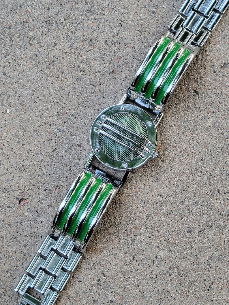 Green Communicator Power Bracelet Ranger Prop Cosplay image 2