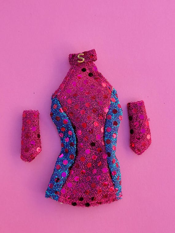 barbie hot pink mini dress Custom Spice Girls Doll Fashion Pink Sequin Baby Emma Spice It up 2 barbie dresses