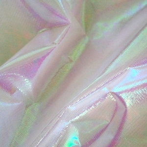 Crystal Mermaid Lame Hologram Fabric Reflective Latex PVC Texture 80s ...