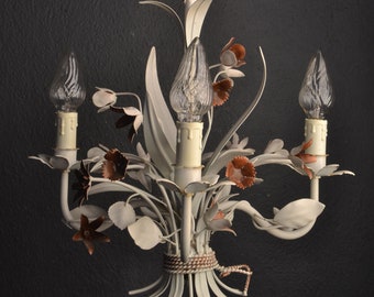 Stunning Tole Flower Chandelier (2022074)